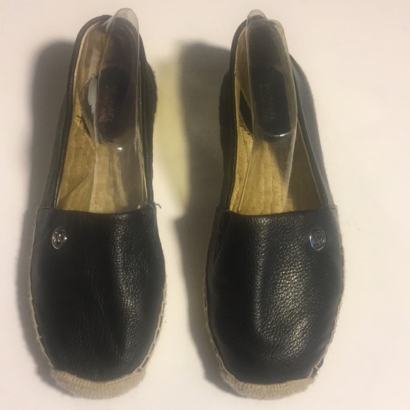 MICHAEL KORS LENNY LEATHER ESPADRILLE - Picture 1 of 6